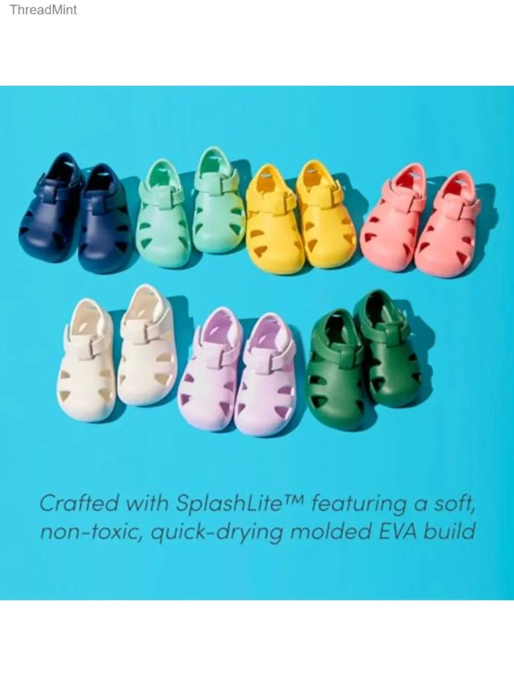 Toddler Water Shoes APMA Accepted Quick-Dry EVA Sandals